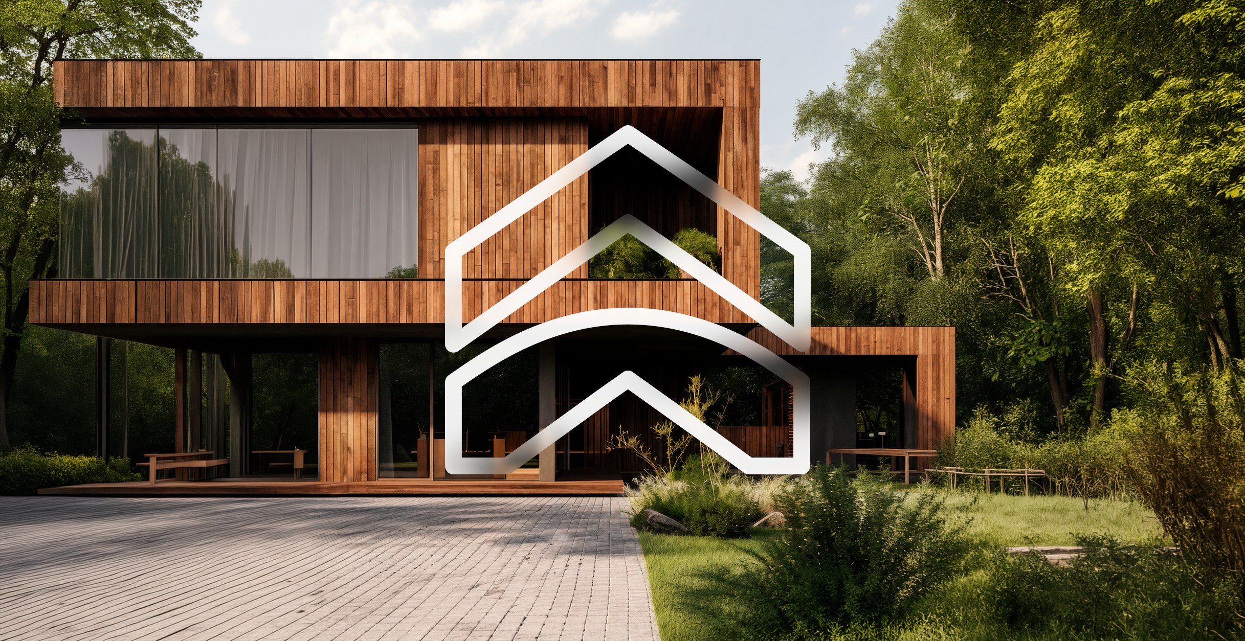 Moradia de alto padrão em madeira e vidro